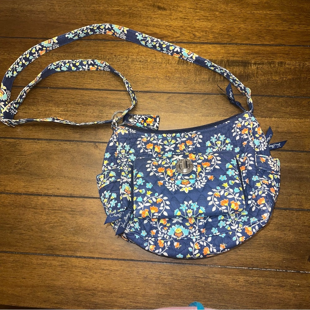 Vera Bradley wallet and adjustable crossbody